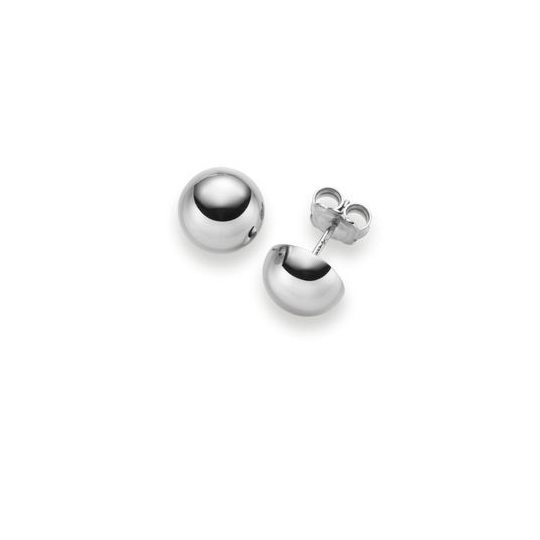 Ohrstecker Halbkugel 10,0 mm WG