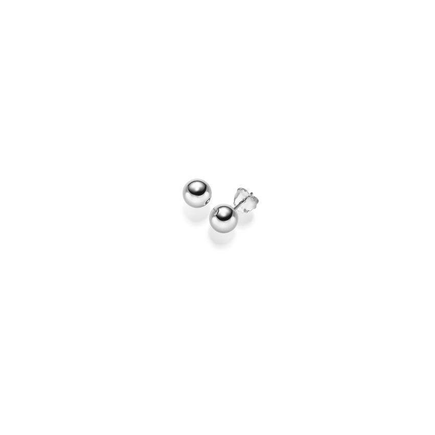 Ohrstecker Kugel 8,0 mm WG