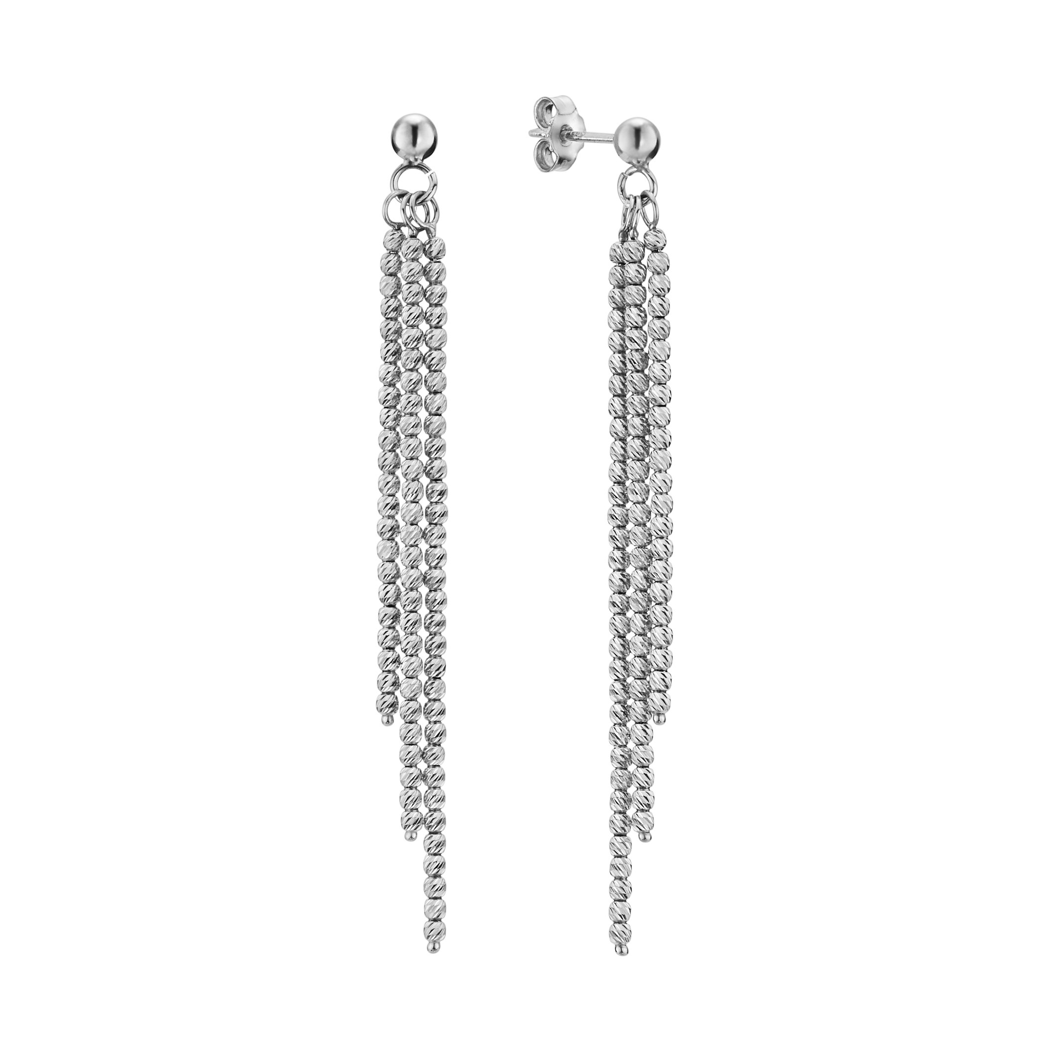 Ohrschmuck Kügelchen diam. 3-rhg. 1,8 mm WG