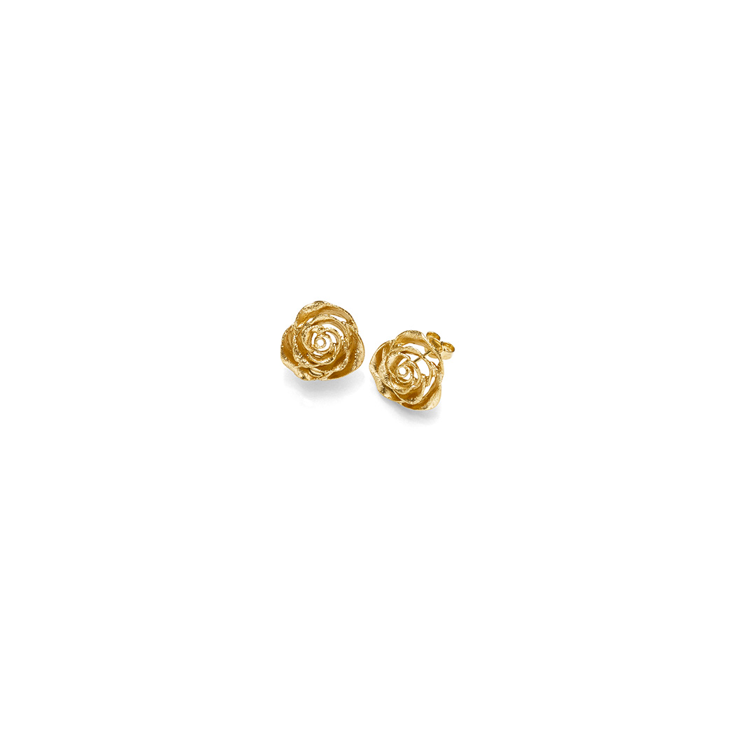 Ohrstecker Rose gross GG