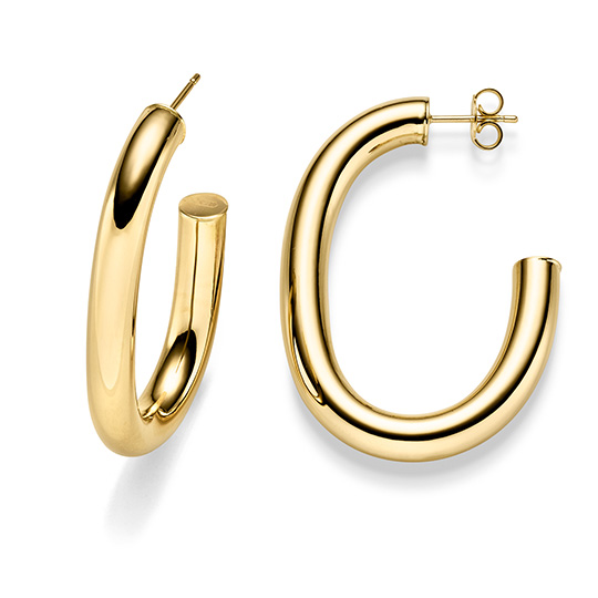 Creole-Stecker oval 6,0 mm GG