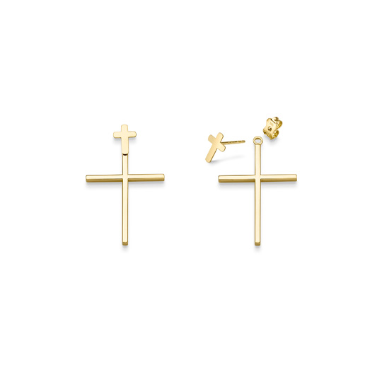 Ohrschmuck Kreuz Vario GG