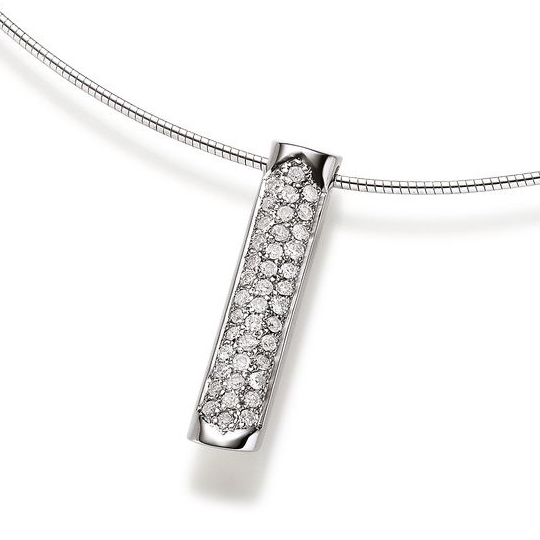 Brillant Anhänger WG 0.60 ct. TW-SI