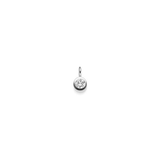 Solitaire Anhänger WG 0.25 ct. TW-SI