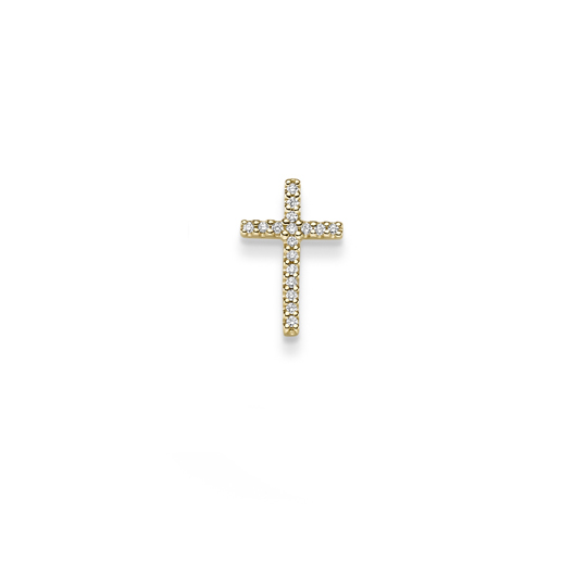 Diamant  Anhänger Kreuz GG 0.12 ct. TW-SI
