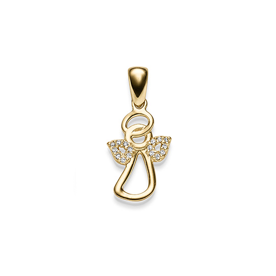 Diamant Anhänger Engelchen GG 0.08 ct. TW-SI