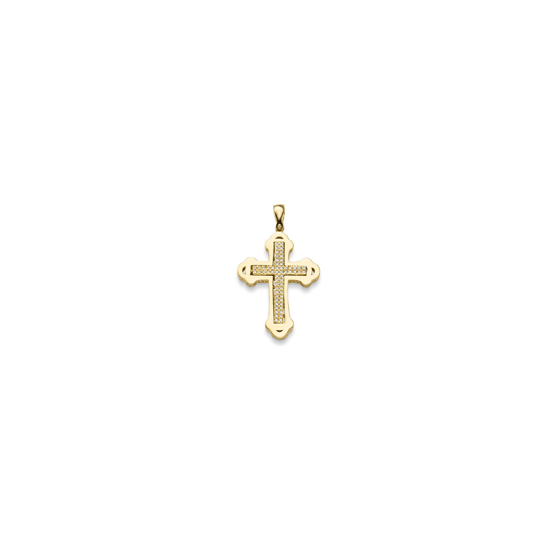 Diamant Anhänger Kreuz GG 0.40 ct. TW-SI