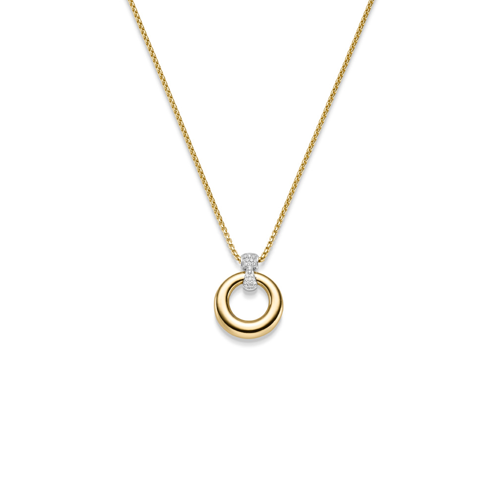 Diamant Anhänger GG/WG 0.23 ct. TW-SI