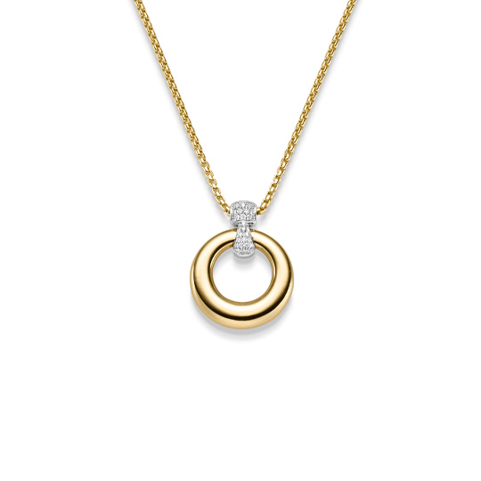 Diamant Anhänger GG/WG 0.23 ct. TW-SI