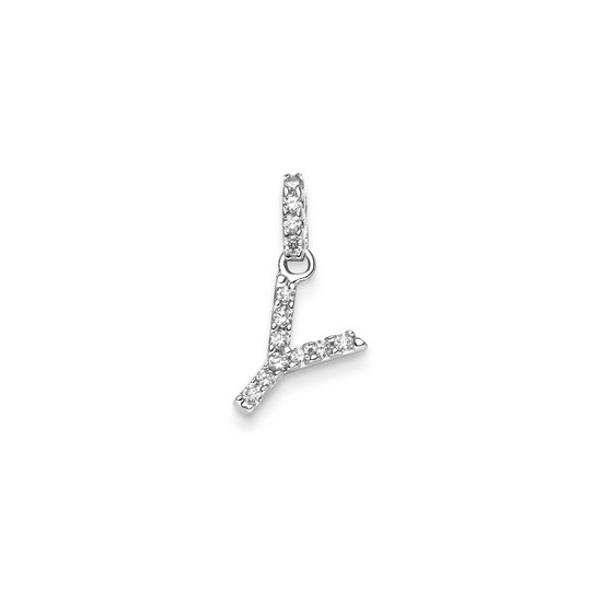 Diamant Anhänger Y WG 0.16 ct. TW-SI