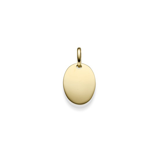 Anhänger oval GG