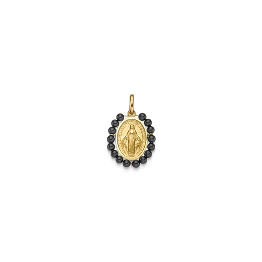 Anhänger Madonna mit Onyx GG